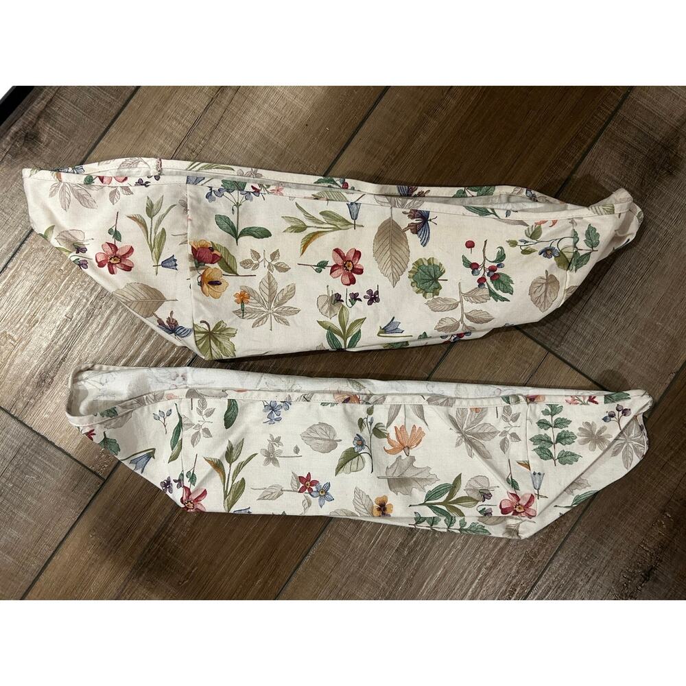 Longaberger Paper Tray & Tapered Paper Tray Basket Liners Botanical Fields RARE
